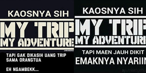 Meme Kocak Kaos Traveling