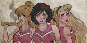 Karakter Putri Disney Jadi Pemburu Zombie