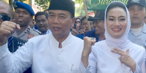 Kontroversi Kampanye 'Coblos Bokong Lucy' Cawali Surabaya