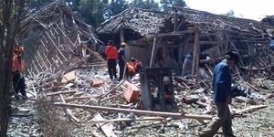 Mercon Meledak, 4 Orang Tewas & 2 Rumah Hancur di Malang