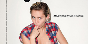 Foto Makin Liar, Miley Cyrus Bugil & Pakai Sex Toys di Majalah Candy