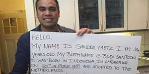 Pria Belanda Sander Metz Cari Keluarga Kandung di Indonesia