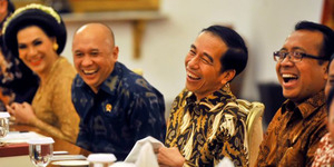Jokowi Undang Pelawak Makan & Ngakak Bareng di Istana