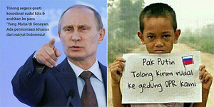 Meme Kocak Putin Kirim Rudal ke Gedung DPR