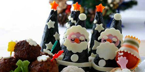 Meriahkan Natal, Jepang Jual Sushi Bentuk Santa