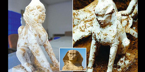 Patung Sphinx Kuno Ditemukan di Tiongkok