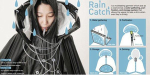 Raincatch, Jas Hujan Canggih Jadikan Air Hujan Layak Minum