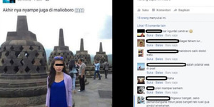 Cewek Kekinian Bikin Gagal Paham, Borobudur Jadi Malioboro?