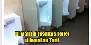 Duh! Toilet Mal di Samarinda Wajib Bayar, Anang Pun Kesal
