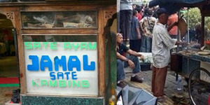 Tukang Sate Jamal Simbol Indonesia Tak Takut Bom!