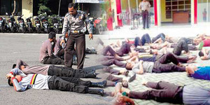 Absen Salat Berjamaah, 78 Personel Polisi Dijemur Atasan