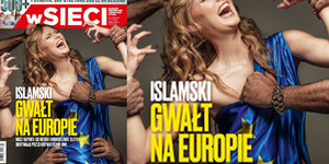 Cover Kontroversial Majalah Polandia, 'Islam Perkosa Eropa'
