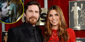 Foto Christian Bale & Istri Ciuman Mesra di SAG Awards 2016