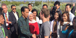 Jokowi ke Kantor Facebook, Mark Zuckerberg Ingat Blusukan ke Pasar