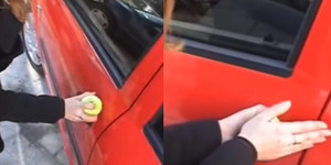 Video: Cara Buka Pintu Mobil Terkunci Dengan Bola Tenis