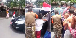 Warga Terharu Jokowi Tiba-tiba Berhenti di Tengah Perjalanan