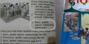 Buku Pelajaran Islam Anak-anak Perbolehkan Banci Jadi Imam Salat