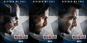 Foto Garang Tim Captain America di Poster Civil War