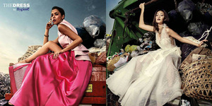 Foto: Model Cantik Thailand Berpose di Tempat Sampah