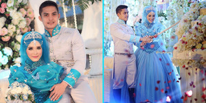Foto: Pernikahan Mewah Riznuram Bak Cinderella Berhijab