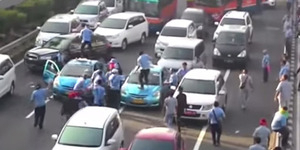 Video Sopir Taksi Ngaku Demo Diperintah Atasan