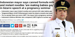 Wali Kota Tangerang Sebut Susu Formula Bikin Bayi Jadi Gay, Hebohkan Media Asing