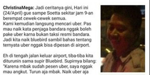 4 Penumpang Taksi Bluebird Dipaksa Turun Gara-gara Pesan Uber