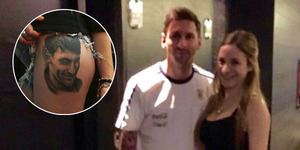 Gadis Cantik Ini Rela Bikin Tato Wajah Messi di Paha Mulusnya