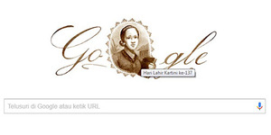 Google Doodle Rayakan Hari Lahir R.A Kartini ke-137