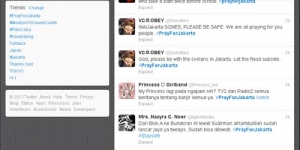 Jakarta Banjir, #PrayForJakarta jadi Trending Topic